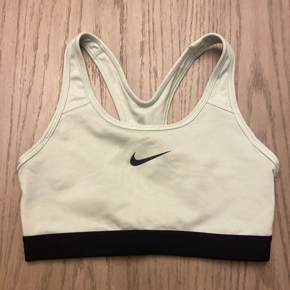Nike Other - ⭐️ Nike Pro Dri Fit Swoosh Bra White/Black/Black size small